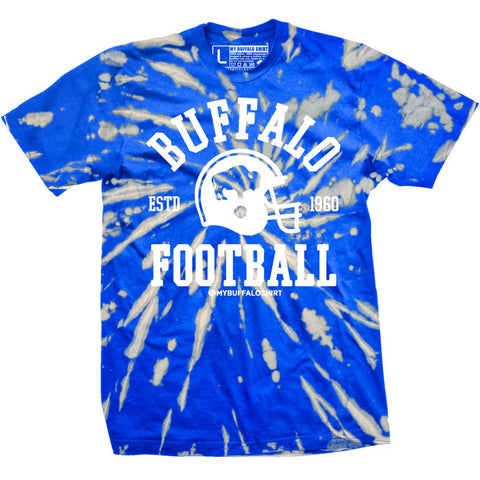 Buffalo Football (Bleached) ROYAL t-shirt