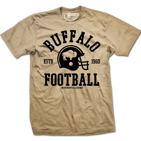 Buffalo Football retro TAN t-shirt