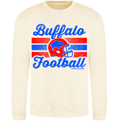 Buffalo Football Script Adult Unisex CREWNECK